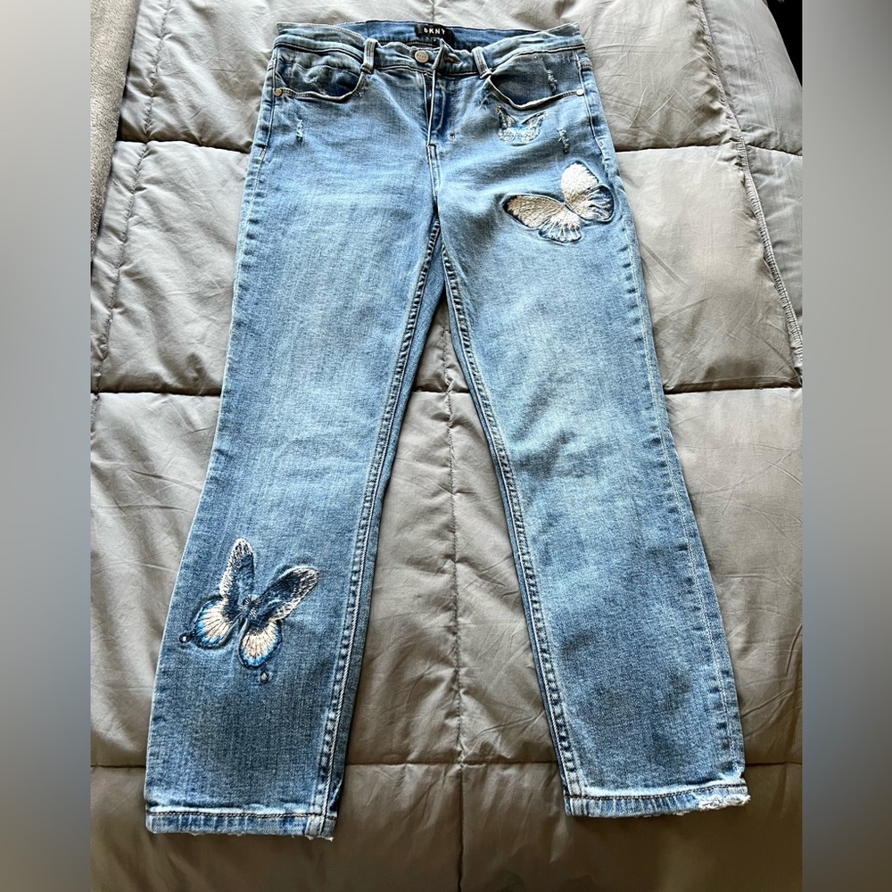 DKNY Butterfly ankle jeans 29